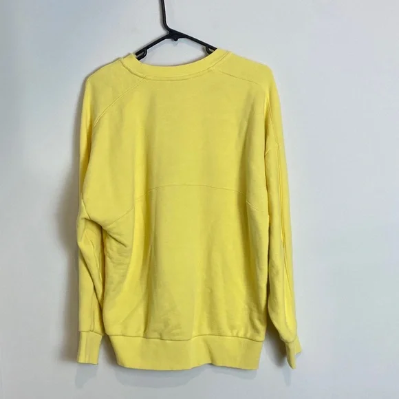 Sweaty Betty 'Essentials' Sweatshirt in RIVIERA YELLOW Size M - Picture 7 of 8